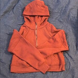 Women's Burgundy Half-Zip Hoodie